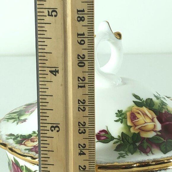 ROYAL ALBERT Old Country Roses Sugar Bowl W. Lid Fine Bone China ELEGANT - Picture 9 of 10